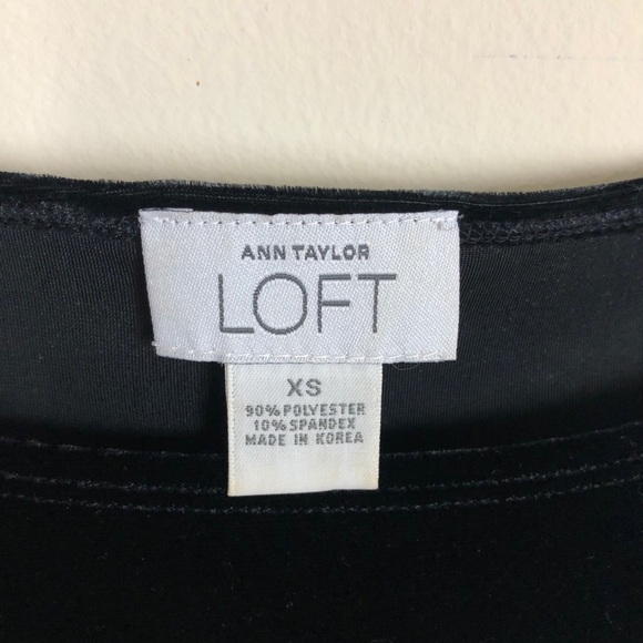 Ann Taylor Loft Sleeveless Velvet Top- XS - Picture 4 of 4